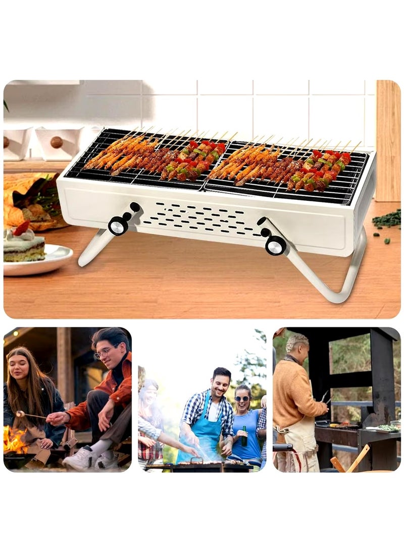 DubaiGallery شواية تخييم، شواية محمولة بدون دخان، شواية تخييم مدمجة، شواية تخييم بدون دخان، شواية خارجية بدون دخان، شواية قابلة للطي بدون دخان، يرجى الرجوع إلى الوصف - Image 3