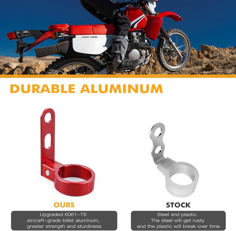 Wivplex Motorcycle Brake Hose Clamp for XR650L - Image 3