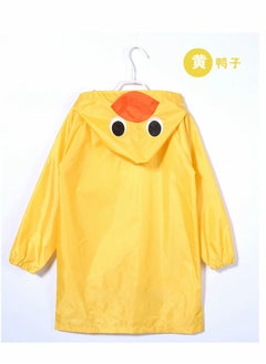 Y&D Children's raincoats, Cartoon Kids Rain Jacket, Blue CarGirls Hooded Poncho Outdoors Transparent Raincoat Student Suit Waterproof Durable Windbreaker (Yellow Duckling)  - Image 4
