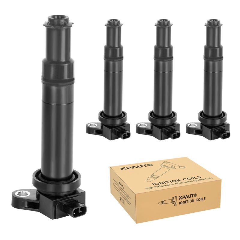 استبدال حزمة ملف الإشعال لسيارات L4 16L 16 كيا ريو ريو5 هيونداي أكسنت دودج أتيتيود 2006 2007 2008 2009 2010 2011 UF499 C1543 مجموعة من 4