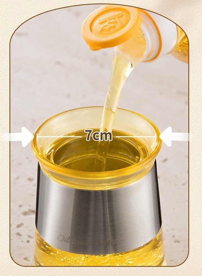HOMESTAR Oil Brush Bottle,Oil Dispenser Bottle with Silicone Brush for Cooking BBQ Vinegar Sauce Grill Frying - Image 5