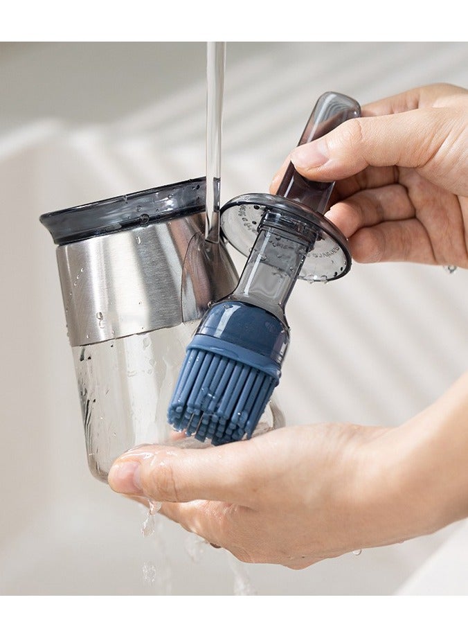 HOMESTAR Oil Brush Bottle,Oil Dispenser Bottle with Silicone Brush for Cooking BBQ Vinegar Sauce Grill Frying - Image 3