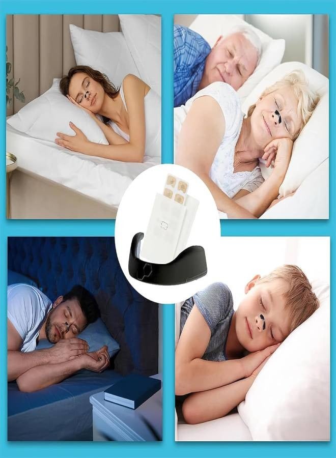 ارواق مشابك أنف مغناطيسية مضادة للشخير (30 قطعة) - شرائط أنفية آمنة على البشرة لتحسين التنفس وزيادة الأكسجين - جهاز إيقاف الشخير للرجال والنساء - Image 5