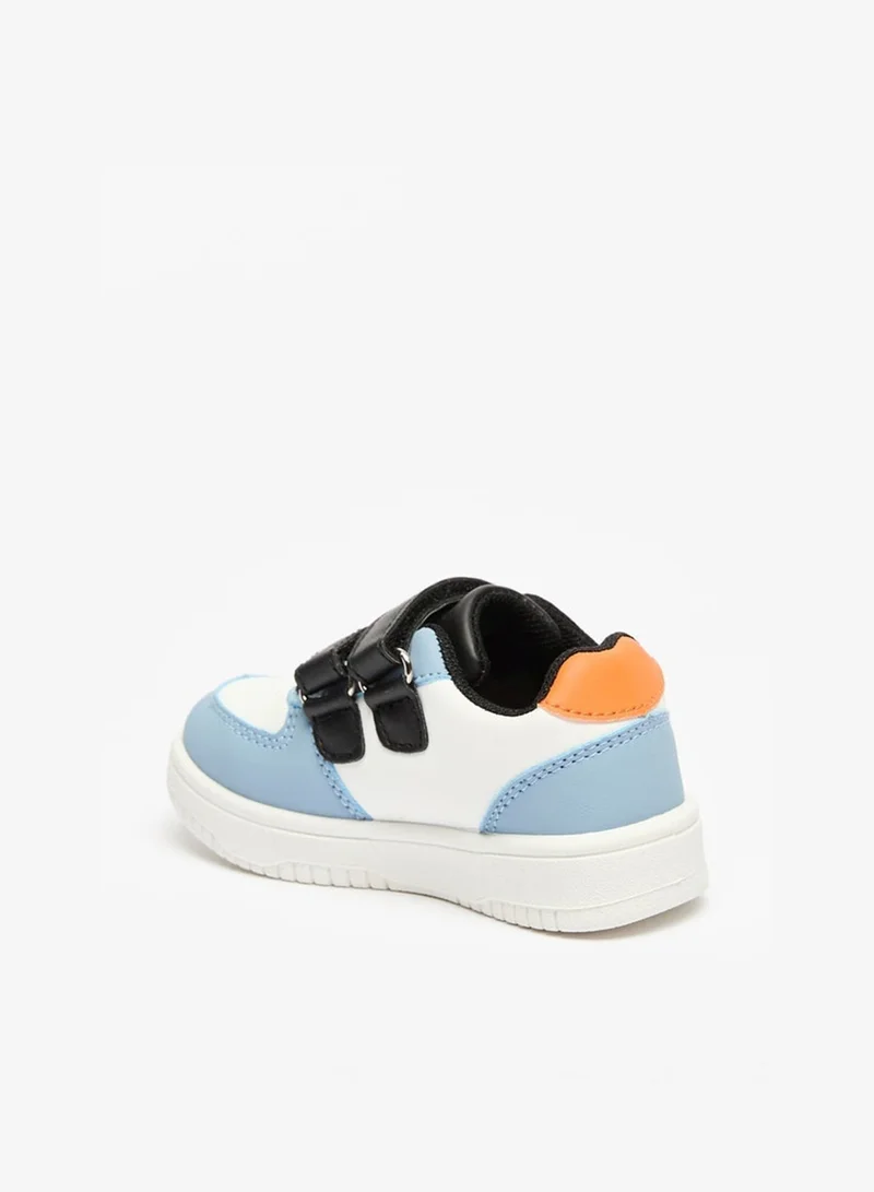 LBL by Shoexpress Boys Panelled Sneakers with Hook and Loop Closure