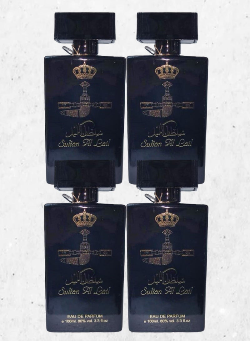 سلطان 4 قطع عطر سلطان الليل 100 مل EDP - Image 1