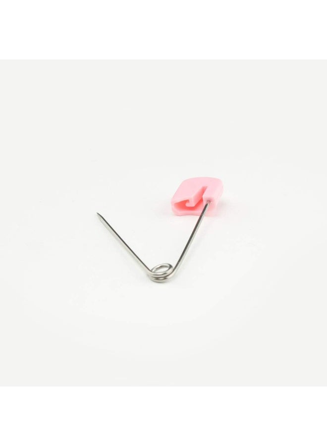 OsoCozy دبابيس حفاضات أوسوكوزي - (وردي) - دبابيس حفاضات قوية من الفولاذ المقاوم للصدأ مع أقفال أمان - تستخدم في المناسبات الخاصة، الحرف اليدوية أو دبابيس الغسيل الملونة، 8 قطع (عبوة من 1) - Image 4