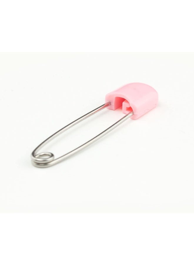 OsoCozy دبابيس حفاضات أوسوكوزي - (وردي) - دبابيس حفاضات قوية من الفولاذ المقاوم للصدأ مع أقفال أمان - تستخدم في المناسبات الخاصة، الحرف اليدوية أو دبابيس الغسيل الملونة، 8 قطع (عبوة من 1) - Image 5