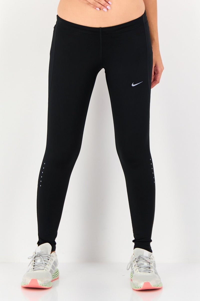 Nike  leggings جري رياضية للنساء، سوداء - Image 1