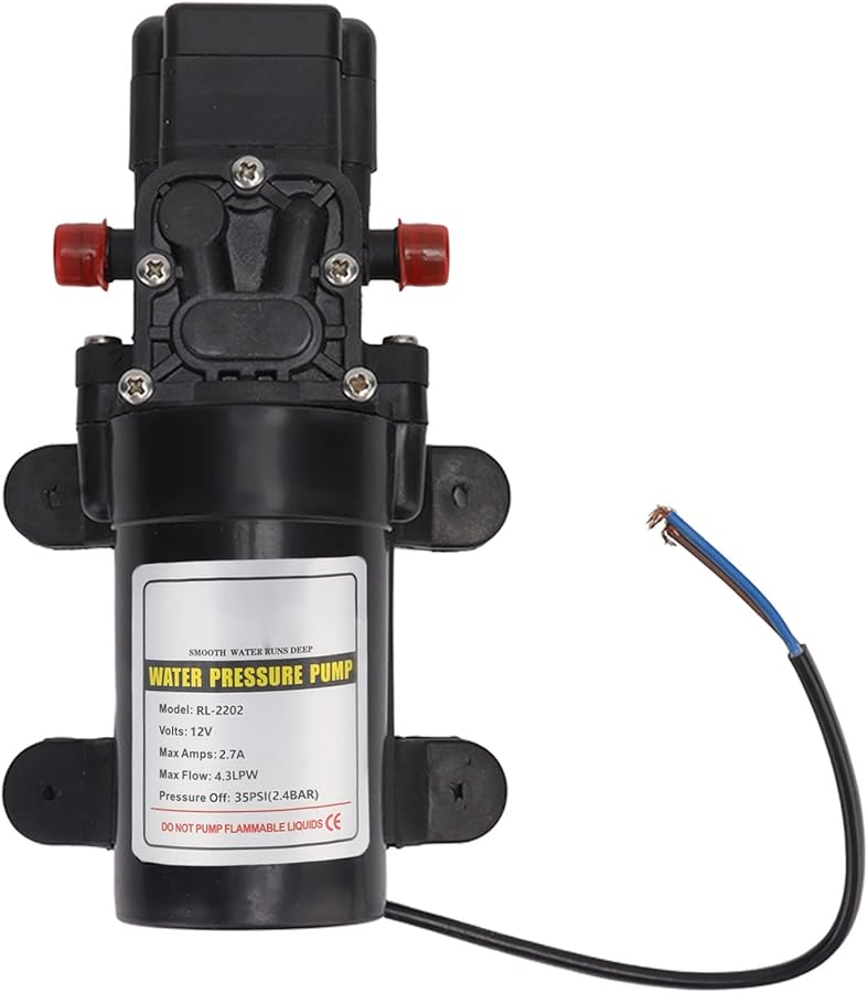 RL 2202 مضخة غشاء ذاتية التحضير عالية الضغط 12 فولت لأنظمة المياه - Image 1