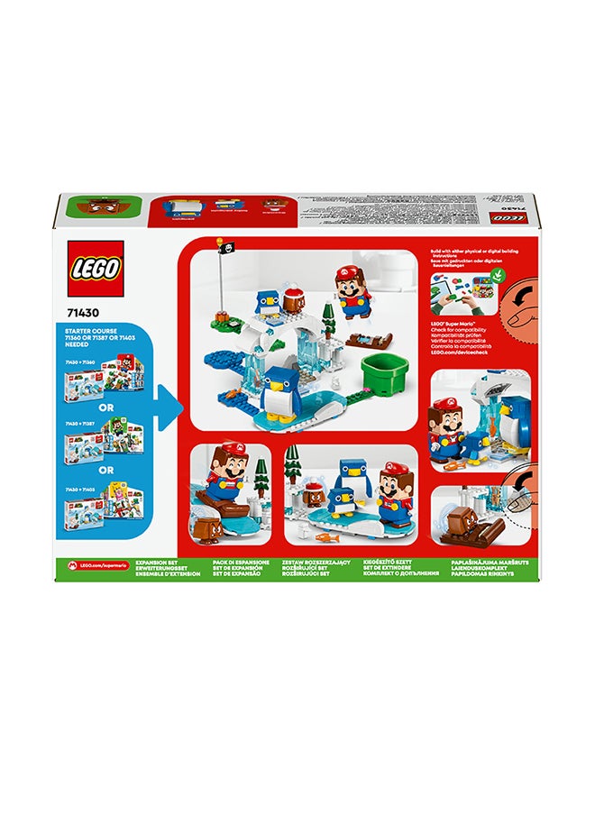 LEGO - 71430 Super Mario Penguin Family Snow Adventure Expansion Set For Kids, Includes A Goomba Figure, Gift Toy For Boys, Girls And Gamers Aged 7 And Over (228 Pieces) - Image 1