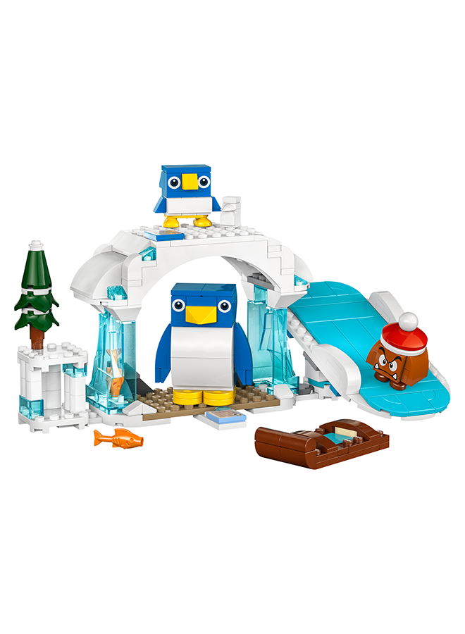 ليغو 71430 Super Mario Penguin Family Snow Adventure Expansion Set For Kids, Includes A Goomba Figure, Gift Toy For Boys, Girls And Gamers Aged 7 And Over (228 Pieces)