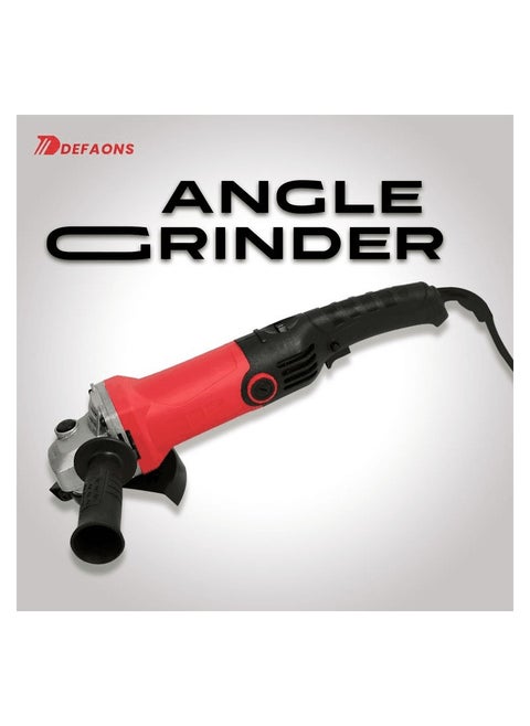 DEFAONS Angle Grinder For Metal Grinding and Cutting 1100W 125mm 220-240V/50-60Hz n10000rpm
