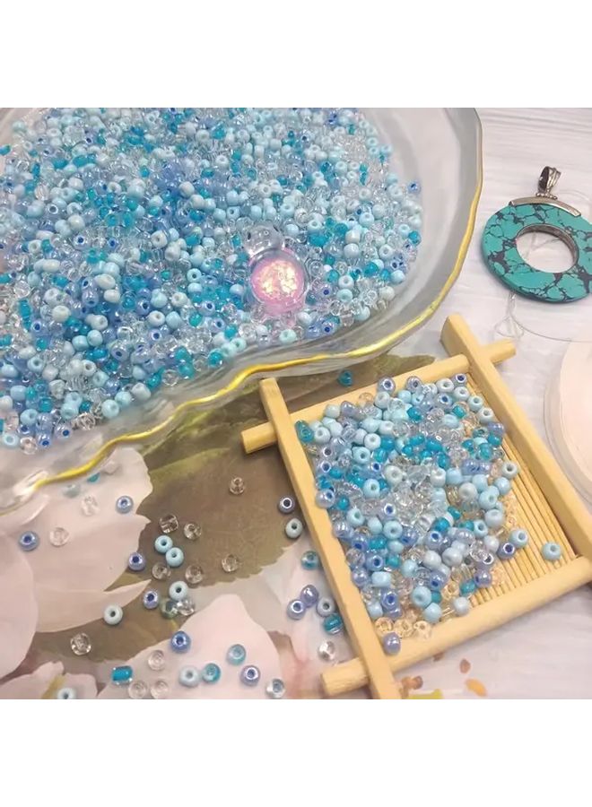 300pcs Mixed Blue 4mm Pony Beads For Jewelry Bracelet Necklace Craft Making - Image 5