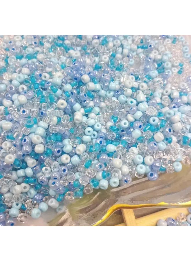300pcs Mixed Blue 4mm Pony Beads For Jewelry Bracelet Necklace Craft Making - Image 3