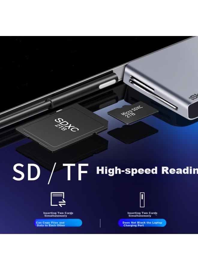 Isky Microsoft Surface Pro 5/6 Docking Station Converter, Usb Adapter, Ethernet Port To Projector Screen Mirroring Converter Cable, Hdmi Video Connection Cable, Conversion Port Hub Expansion Dock 4k - Image 2