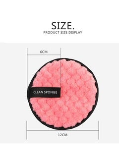 Make Up Removal Sponge Double Layer Reusable For Home And Salon Use Multicolor Pack Of 1