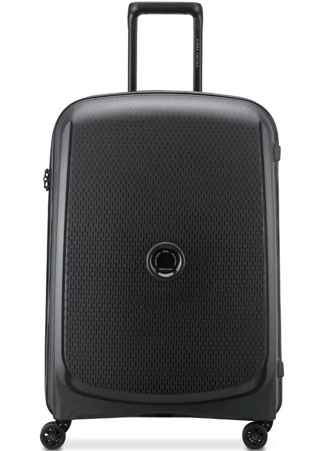 DELSEY Paris Belmont Plus 71 Cm Non-Expandable 4 Double-Wheeled Check-In Luggage Trolley - Black - Image 1