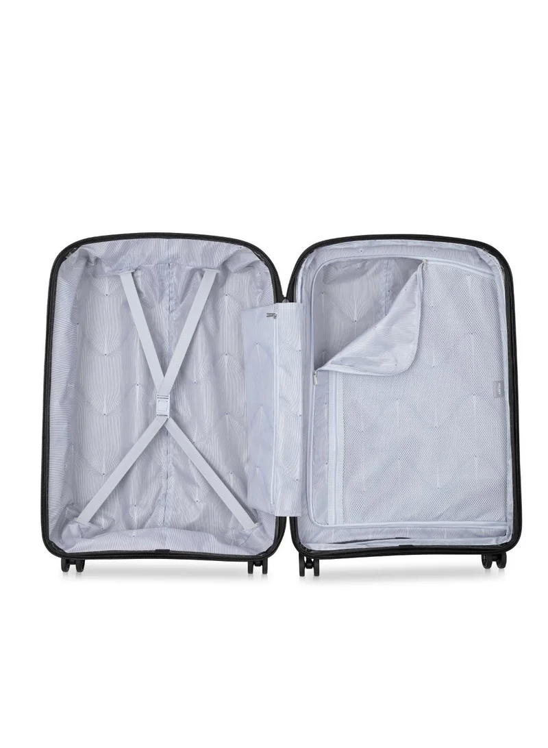 DELSEY Paris Belmont Plus Non Expandable 71cm Check-In Luggage 4 Double Wheel Trolley Black