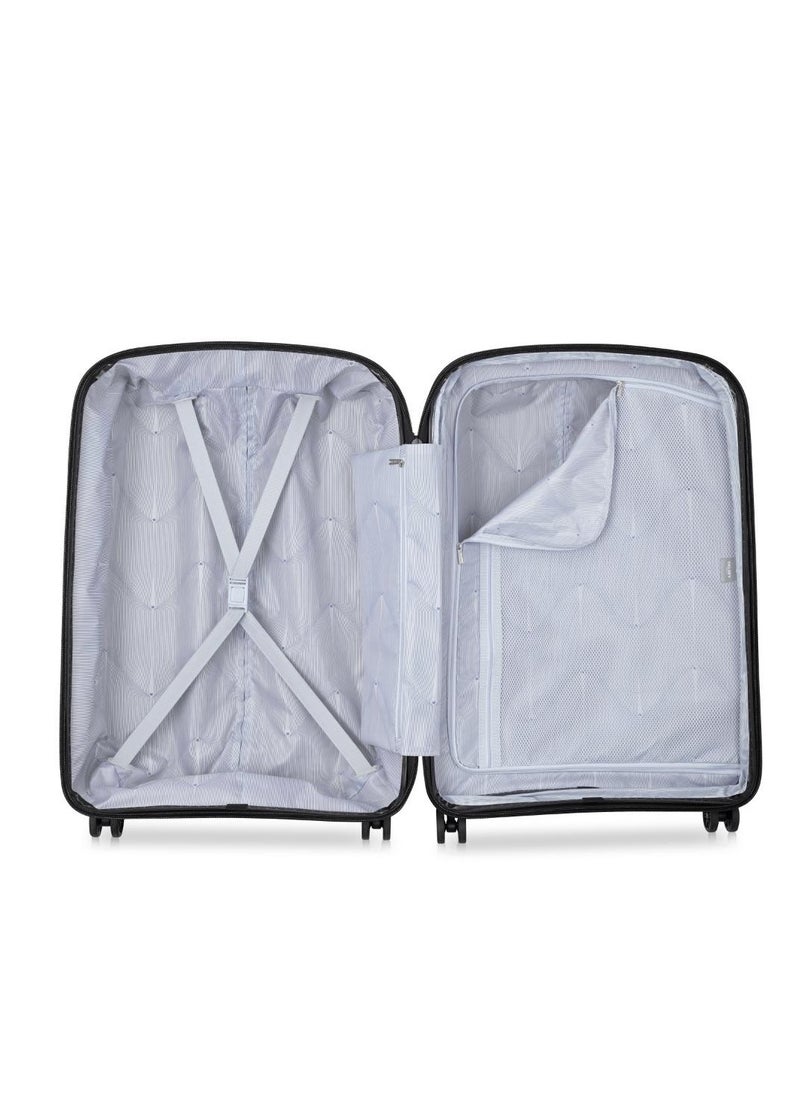 ديلسي _باريس Belmont Plus Non Expandable 71cm Check-In Luggage 4 Double Wheel Trolley Black  - Image 3