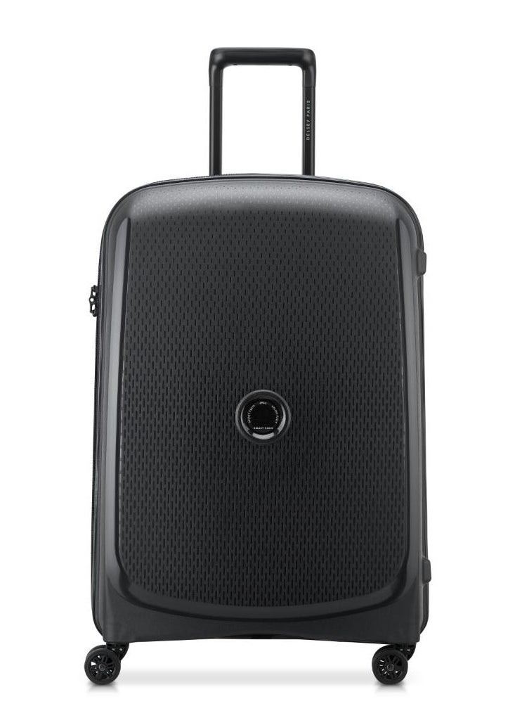 ديلسي _باريس Belmont Plus Non Expandable 71cm Check-In Luggage 4 Double Wheel Trolley Black  - Image 1