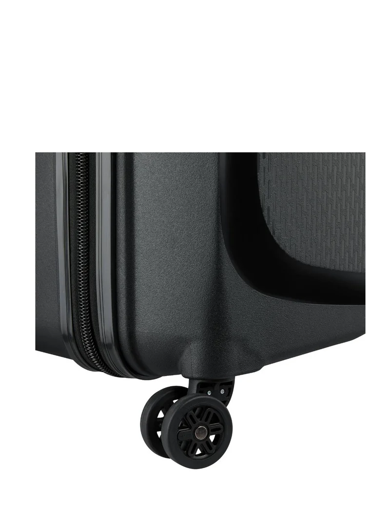 DELSEY Paris Belmont Plus Non Expandable 71cm Check-In Luggage 4 Double Wheel Trolley Black