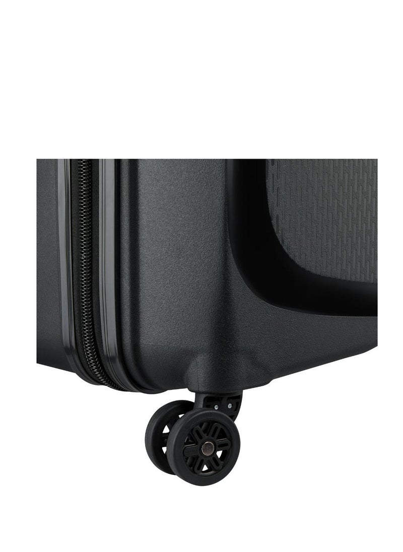 ديلسي _باريس Belmont Plus Non Expandable 71cm Check-In Luggage 4 Double Wheel Trolley Black  - Image 5