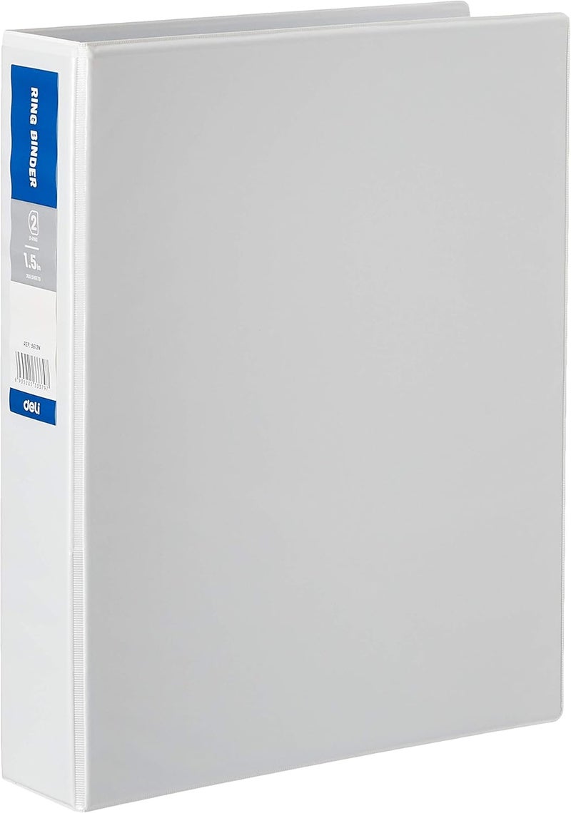 ديلي مجلد حلقي E5613N A4 - أبيض/أزرق - Image 1