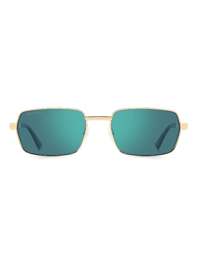 DSQUARED2 D2 0192/S Sunglasses Gold Oval - Image 3