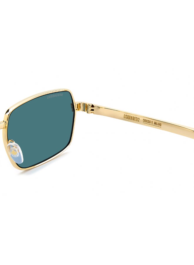 DSQUARED2 D2 0192/S Sunglasses Gold Oval - Image 5