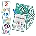 Lachilly Number 1100 English Flashcards High Frequency Words Kindergarten ESL Teaching Materials Autism Learning Materials Vocabulary Building 15 Cards 28 Words - Image 2