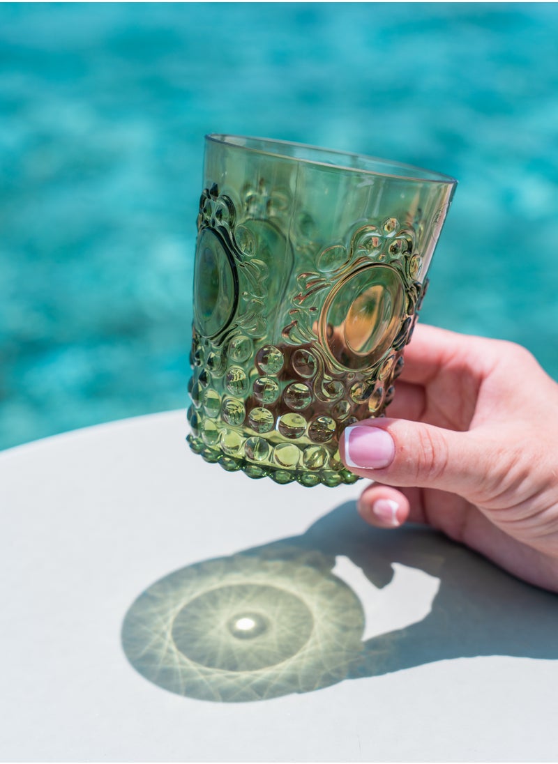 Baci milano - Baci Milano Acrylic Water Glasses  - Mixed Color - Unbreakable Reusable Party Camping Set of 6 - Image 1