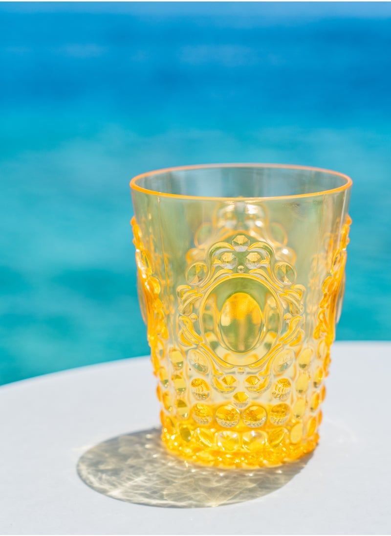 Baci milano - Baci Milano Acrylic Water Glasses  - Mixed Color - Unbreakable Reusable Party Camping Set of 6 - Image 1