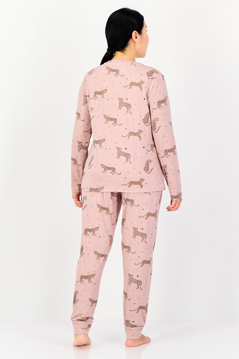 Marilyn Monroe Women 2 Pieces Allover Print Pajamas Set, Multicolor - Image 2