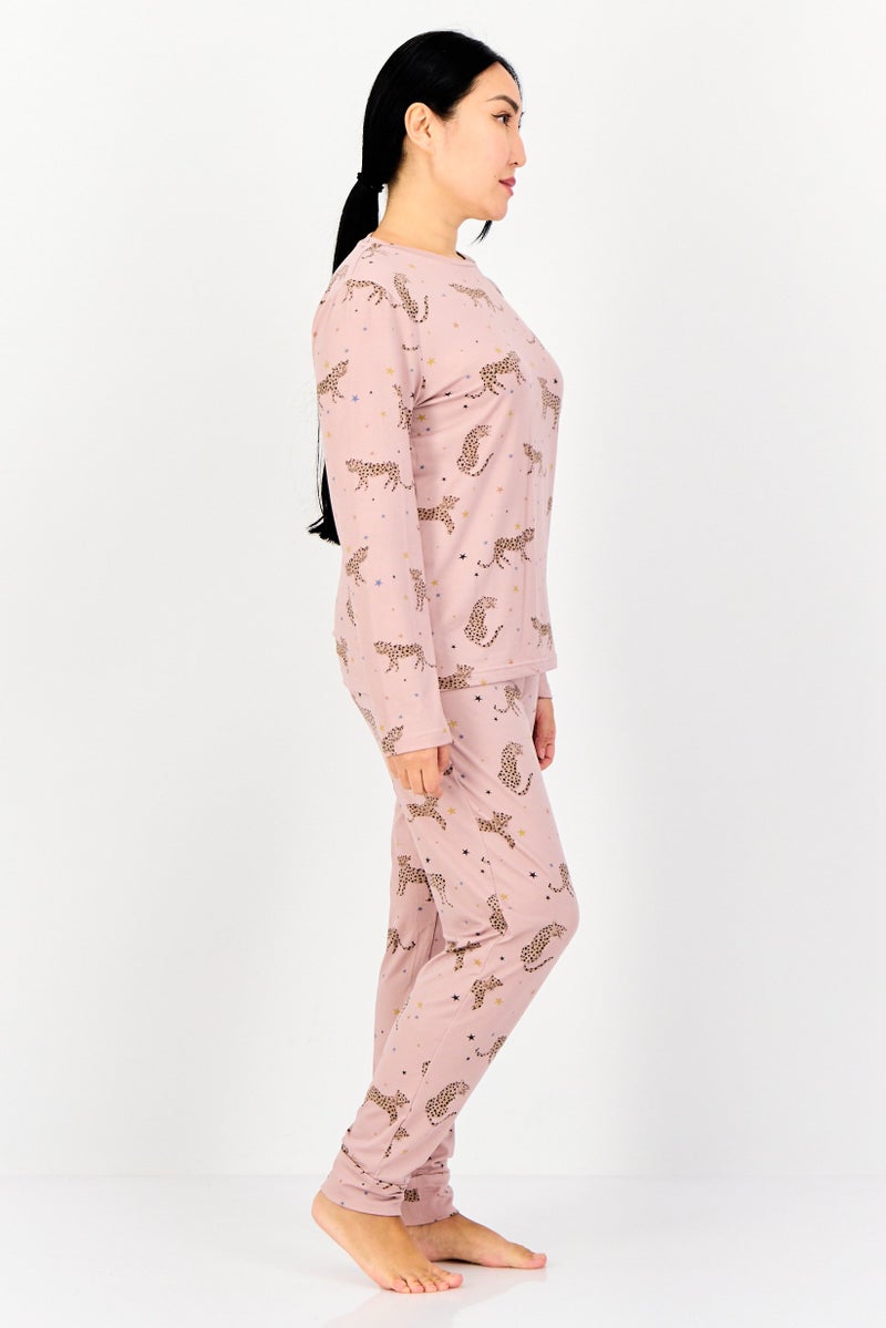 Marilyn Monroe Women 2 Pieces Allover Print Pajamas Set, Multicolor - Image 4