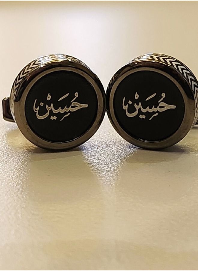 Generic - Elegant and Unique Men's Silver Cufflinks with Different Names - Image 1