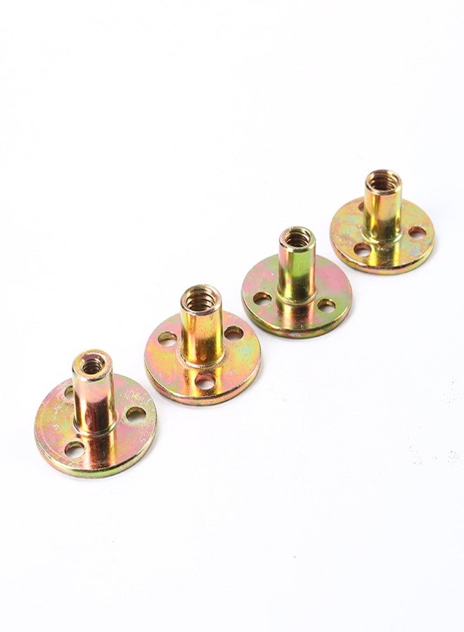 RELY+ Rely®⇒VP INDUSTRIES (Pcs-10) M10 Brad Hole Tee Nut Carbon Steel | Screw-In T-Nuts with Round Base, Flange Insert & Female Thread for Furniture & Hardware - Image 5