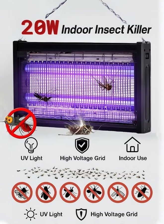 TAKHTEELA UV Indoor and Outdoor Flying Fly Insect Killer Lamp,Bug and ...