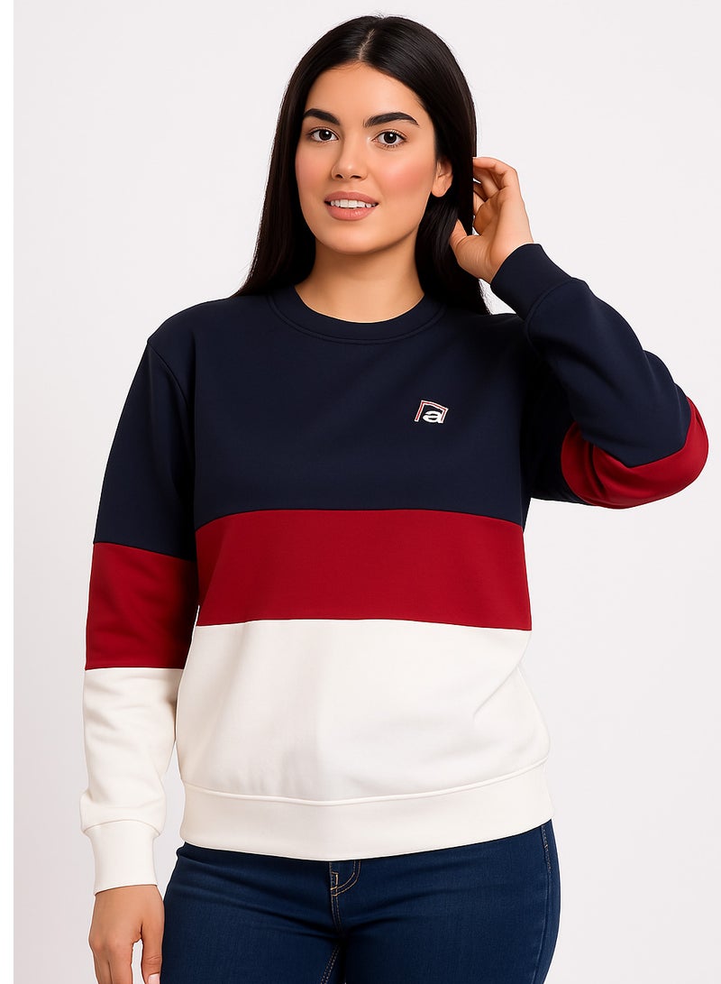 Cotton Round Sweatshirt - Unisex Multicolor - Image 2