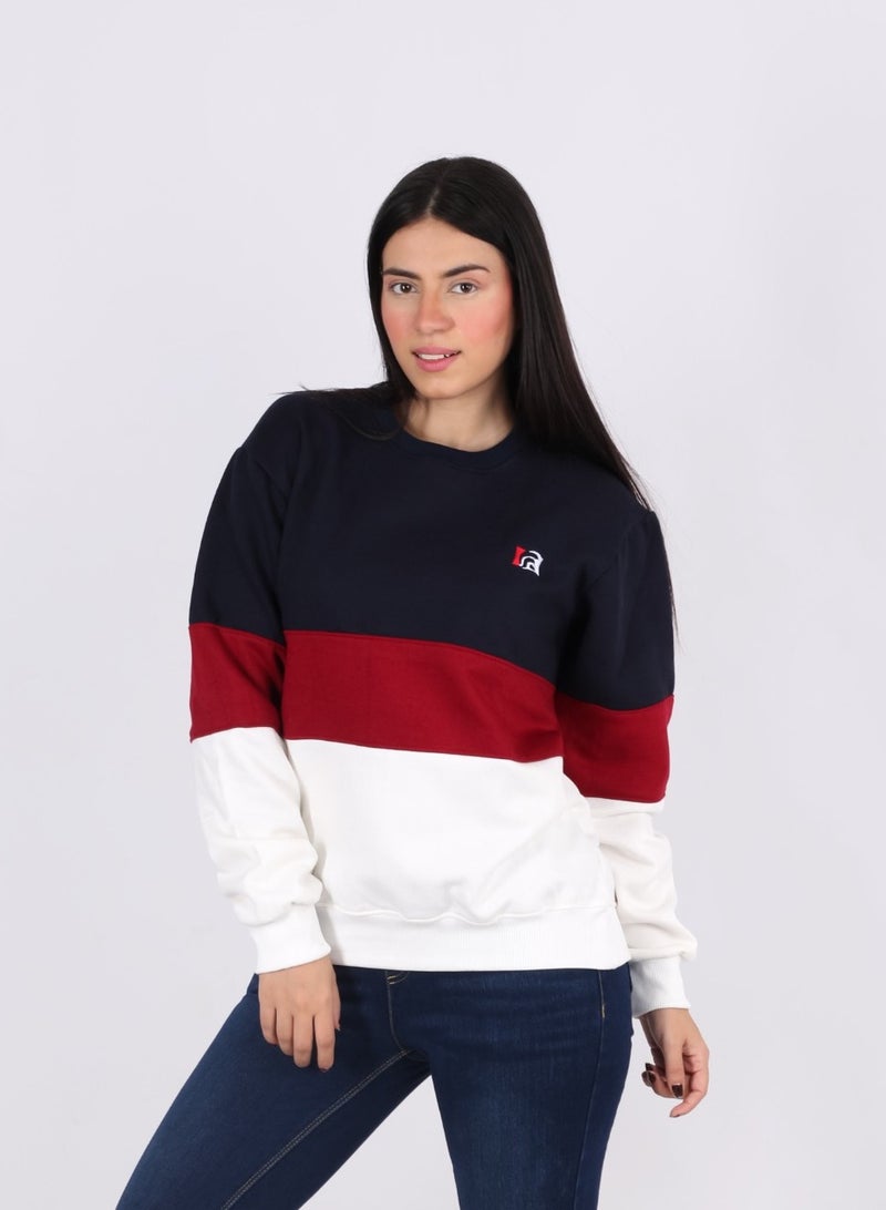 Cotton Round Sweatshirt - Unisex Multicolor - Image 3