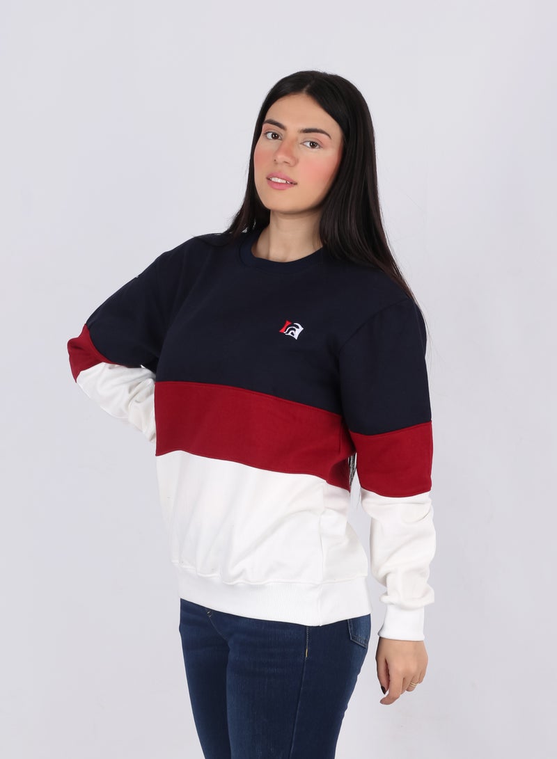 Cotton Round Sweatshirt - Unisex Multicolor - Image 1