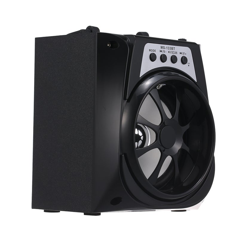 Loquat MS-133BT LED Light Super Bass Wireless Bluetooth Speaker Black - Image 2