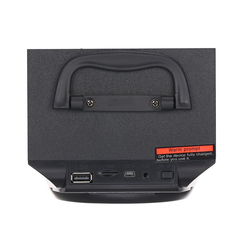 Loquat MS-133BT LED Light Super Bass Wireless Bluetooth Speaker Black - Image 3