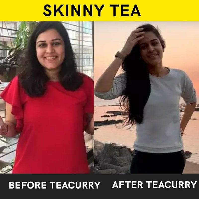 Teacurry Skinny Tea (100 Grams + Infuser) - Helps With Weight Management, Metabolism - Get Skinny Fit Slimmer Body Naturally - Image 3