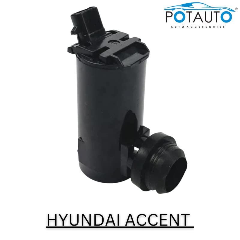 Potauto Wiper Motor Spray Pump for Clear Visibility Compatible for HYUNDAI ACCENT |F714 - Image 2