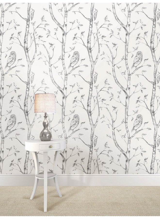 NuWallpaper Nu1412 Woods Peel & Stick Wallpaper Grey  - Image 2