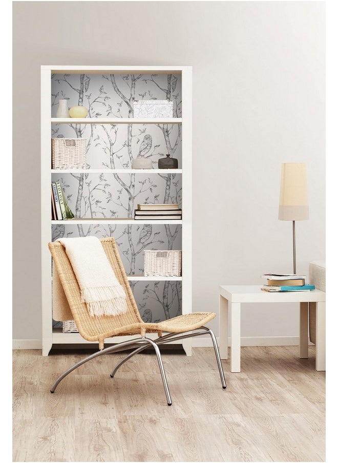 NuWallpaper Nu1412 Woods Peel & Stick Wallpaper Grey  - Image 4