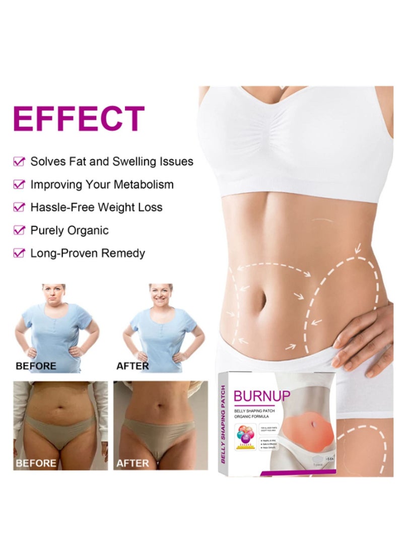 SYOSI - 10 Piece Belly Shaping Patch, Belly Shaping Patch, Belly Shaping Patch, Firming and Shaping Contouring Patch Slimming Body Wrap, Belly Fat Burner, Tighten Slimming Wonder Patch - Image 1