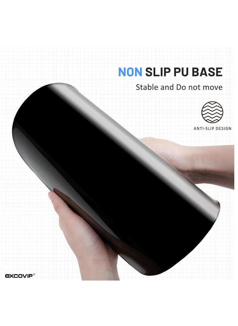 excovip - Gel Mouse Pad Wrist Rest Memory-Foam Ergonomic Mousepad,Soft And Comfortable Mouse Pads For Gaming, Computer, Laptop, MacBook, Home & Office,Black 9391 - Image 1