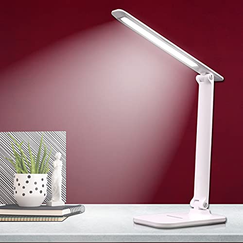 Pick Ur Needs Study Lamp/Desk Lamp/Table Lamp Touch On/Off Switch Rechargeable Led Table Lamps USB Charging Touch (White) - Image 1