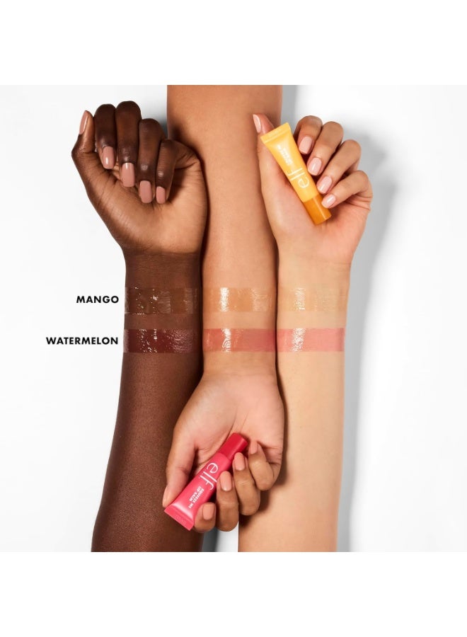 elf Squeeze Me More Lip Balm Duo, Moisturizing Balm For A Sheer Tint Of Color, Made With Hyaluronic Acid, Vegan & Cruelty-Free, Mango & Watermelon - Image 2